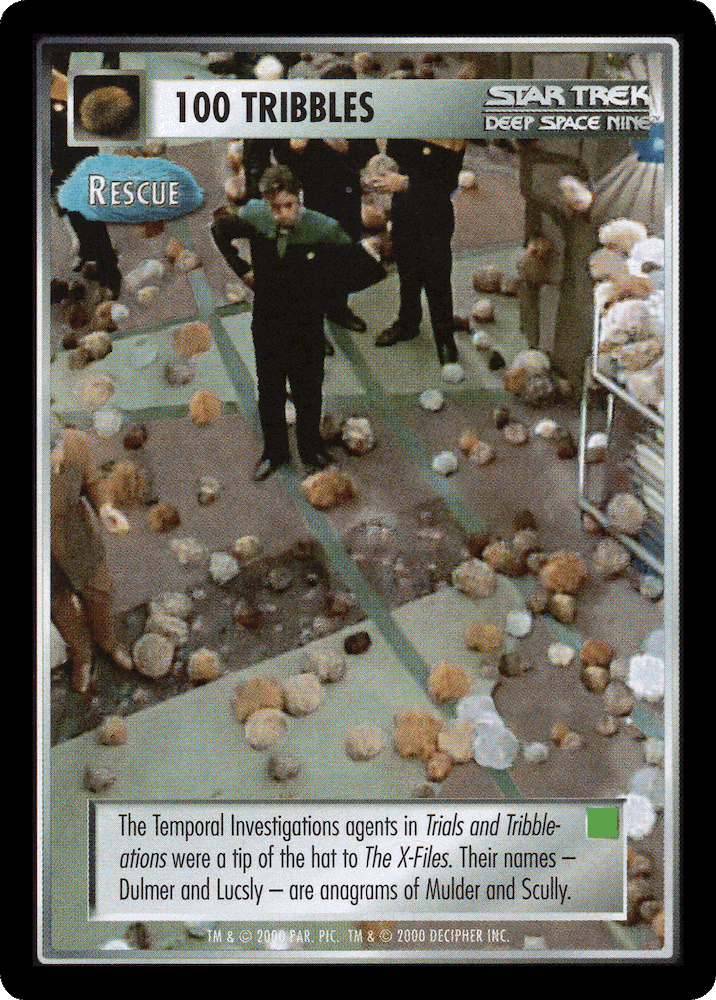 100 Tribbles - Rescue (Green)